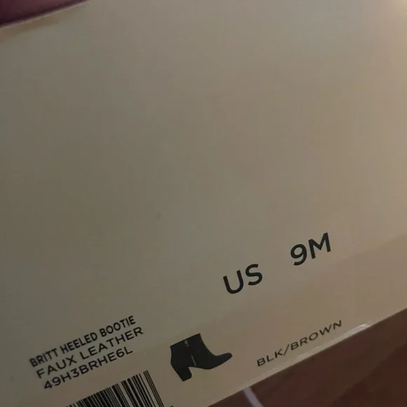 Michael Kors Black and Brown Boots with Gold Zipper - Picture 7 of 7